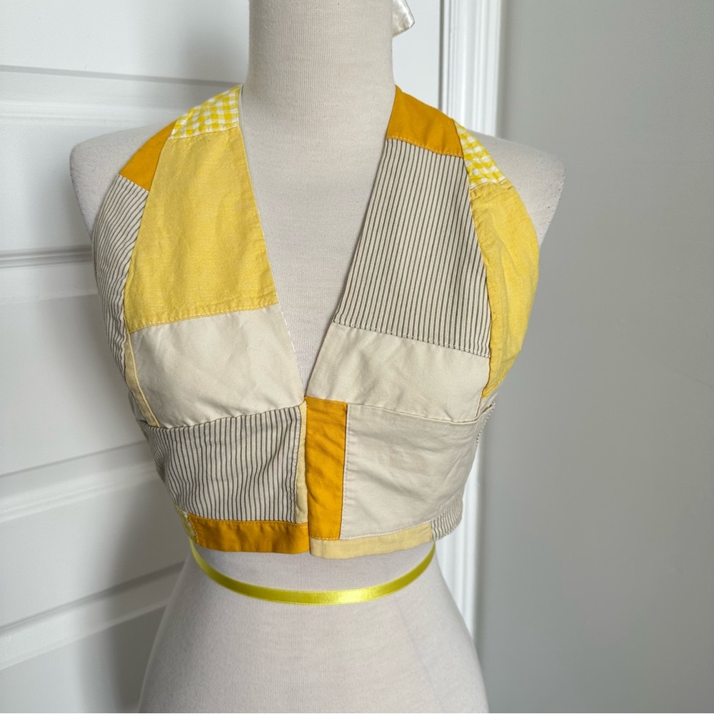 Colorful Patchwork Top Size S